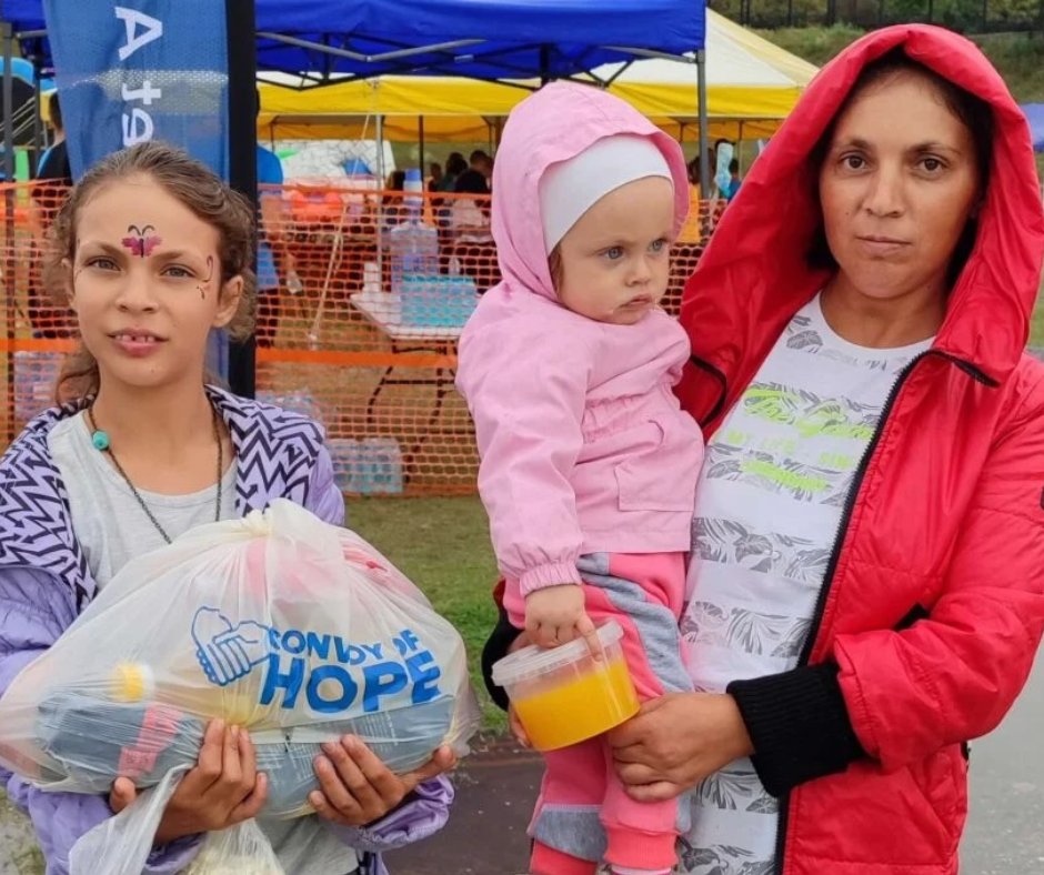 On the morning of a Community Event in Vulkanest, #Moldova, six months' worth of rain drenched the area — but what seemed hopeless in the bad weather was the very thing that brought hope. ☔ Read the full story at h.ope.is/4efPsGg.