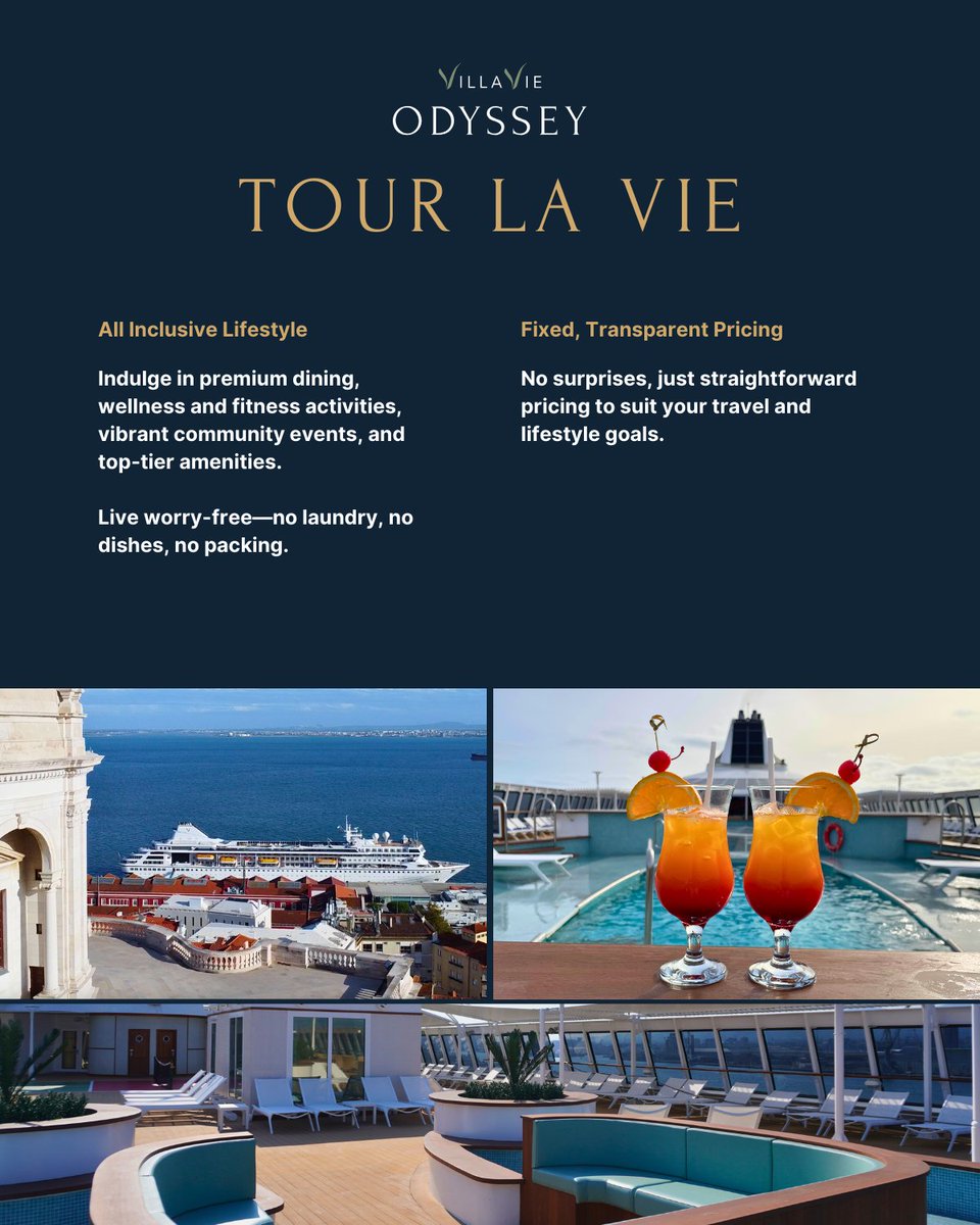 Explore the whole world for under $40,000/year! 🌍🛳️

Enjoy 425 destinations, all-inclusive living, and the freedom of a life without borders —no packing, no chores, no hidden fees. 🌊

Limited spots available—claim your cabin today and embark on the journey of a lifetime!