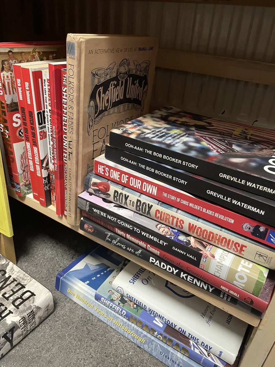 KIbooksandmusic's tweet photo. We stock books about the history of #swfc & #sufc and of others, like #sheffieldfc & #hallamfc, who are all central to a growing campaign to get the city officially recognised as the true home of the modern game #sheffieldhomeoffootball #bookbooksbooks #sheffieldissuper https://t.co/ybm57oCaZW