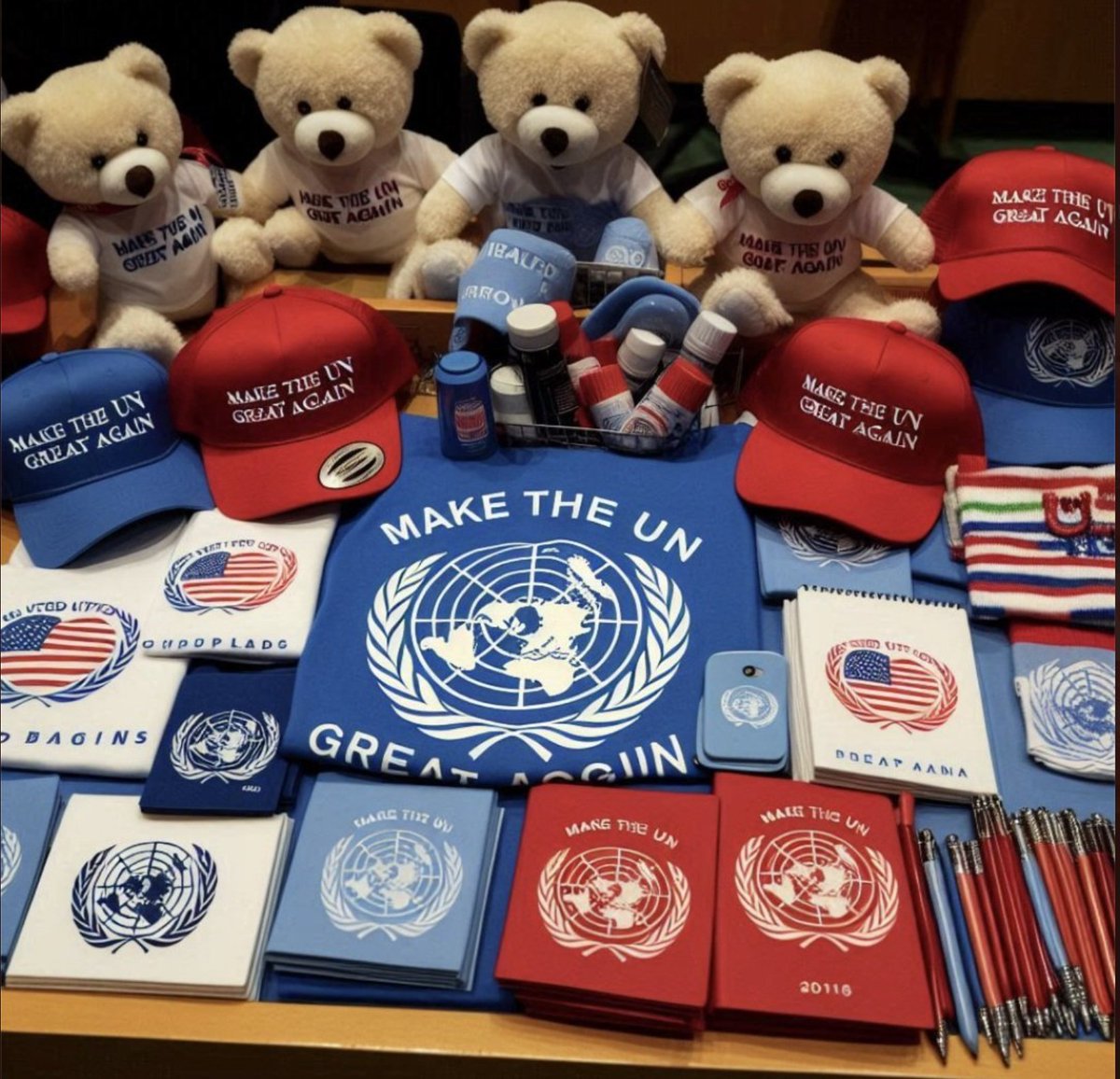 RichardGowan1's tweet photo. Coming soon @UN shop? https://t.co/1uVVrEkHiZ