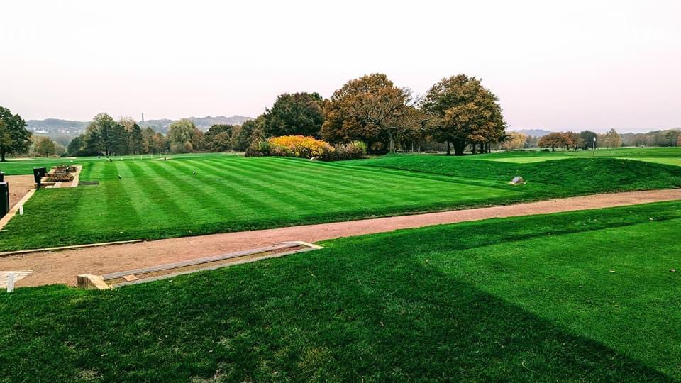 The 1st tee all set up for our new Captains Drive In. Looks amazing. Well done to Dave and his team