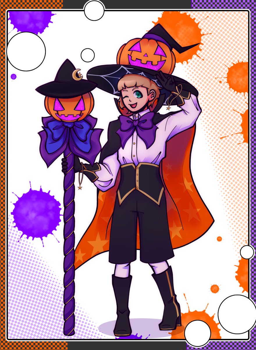 mug_mugii's tweet photo. I was in charge of Kanon!! Happy late Halloween 🎃🎃🎃
#SideMHalloweenCollab https://t.co/Cm3xtIXakE