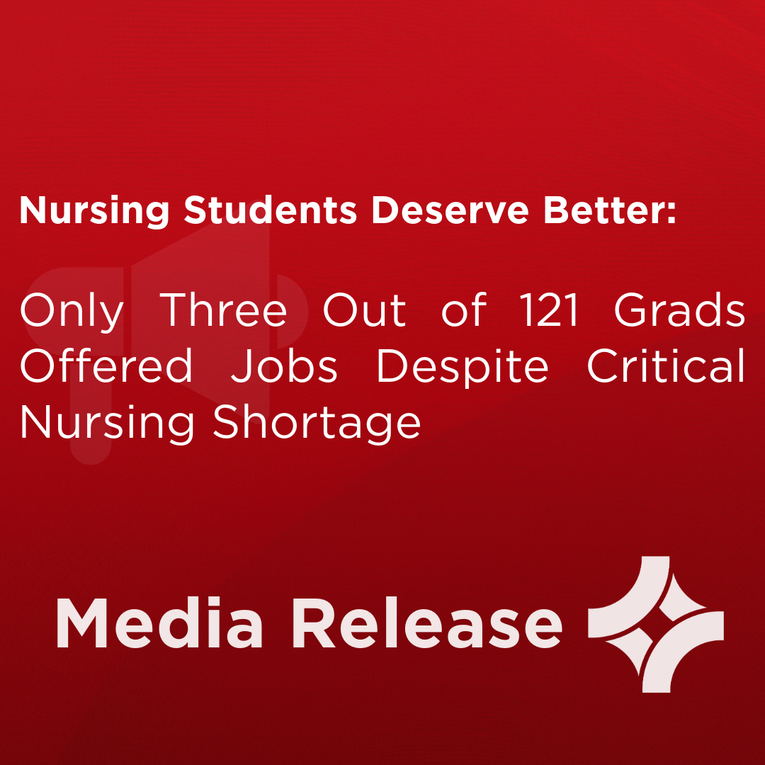 RNU Vice President Kim Parsons presented to a group of 121 fourth-year nursing students at the Centre for Nursing Studies, despite over 600 vacancies in our healthcare system, only three of these students have received job offers.

Read more here
tinyurl.com/cfxvybuz
