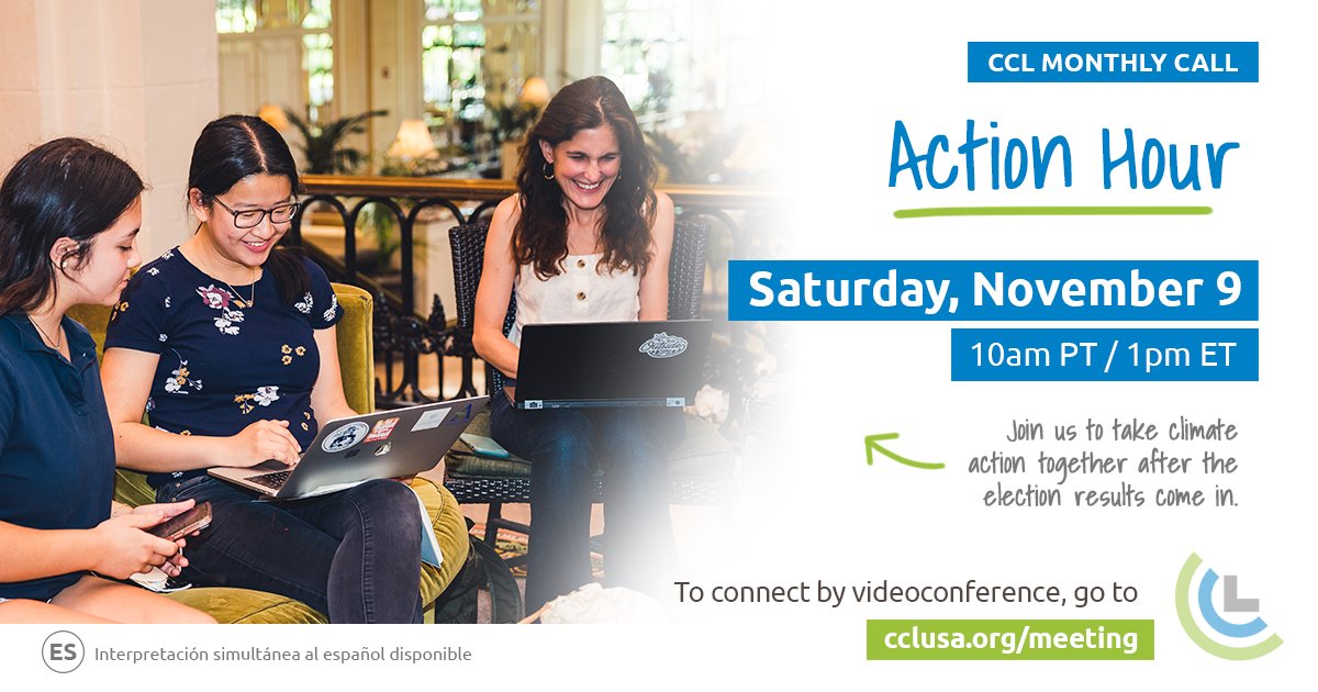 citizensclimate's tweet photo. Tomorrow: Join us for CCL's November Monthly call. Hear from CCL Executive Director @rkerestes and VP of Government Affairs Ben Pendergrass before we dive into an hour of guided actions to support the climate.

See you at 1pm ET for 1 hr. Join at ➡️ https://t.co/ExBapoQ9GZ https://t.co/V3wB0cAq91