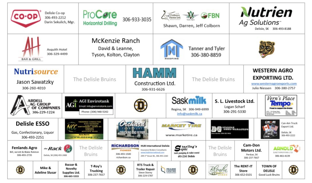 Another Friday, another Bruins Game Day! We’ve got <a href="/DynamosSHC/">Dinsmore Dynamos Senior Hockey Club</a> coming to town for what is sure to be a great bout. 8:00 p.m. puck drop! <a href="/DelisleArena/">Delisle Arena</a>