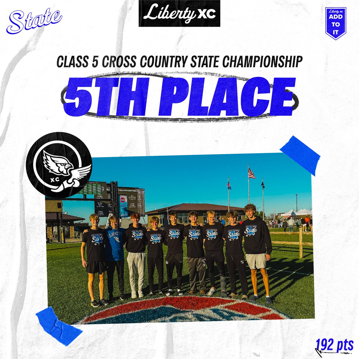 5th PLACE!! 

The boys had a gritty team race to finish 5th at State! Big performances across the board to hold off some really good teams battling for 5th-8th!