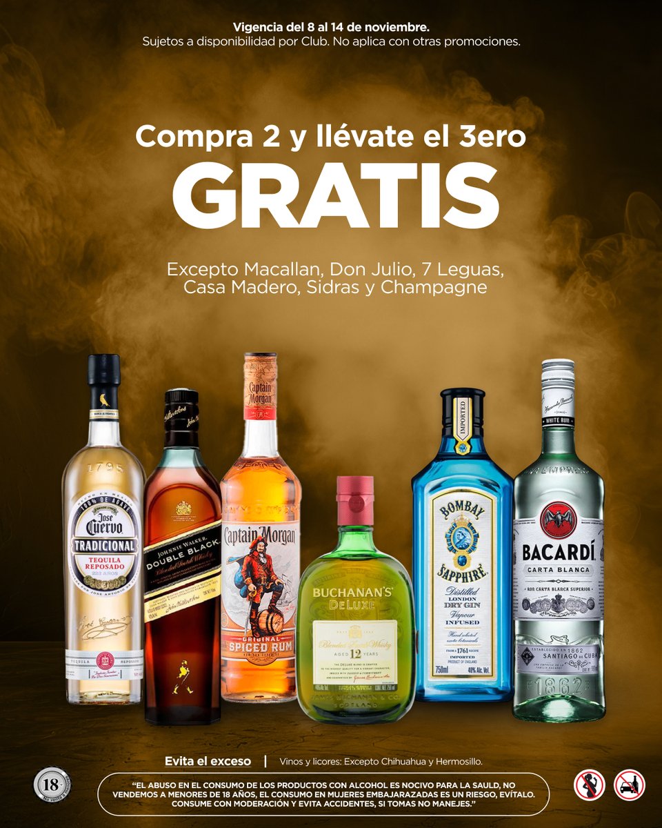 CityClubmx's tweet photo. ¡Es momento de celebrar a lo grande! 🎉🍷 Disfruta este Noviembre Espectacular junto a Nicola y aprovecha las mejores promociones en vinos y licores. ¡Corre a tu City Club! 🏃🏻‍♂️✨

#CityClub #MembersChoice   #Diadecompras #descuentos #CityEstelares #VinosyLicores #NicolaPorcella https://t.co/7faD7fy4w0