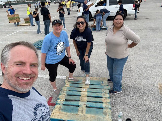 From 'how are we going to get through all this?' to 'we did it!' 💪 Thanks to our incredible team and generous community, we went from a full pallet to an empty one—mission accomplished! 💚 #FoodBankHeroes #GivingBack #TeamworkMakesTheDreamWork