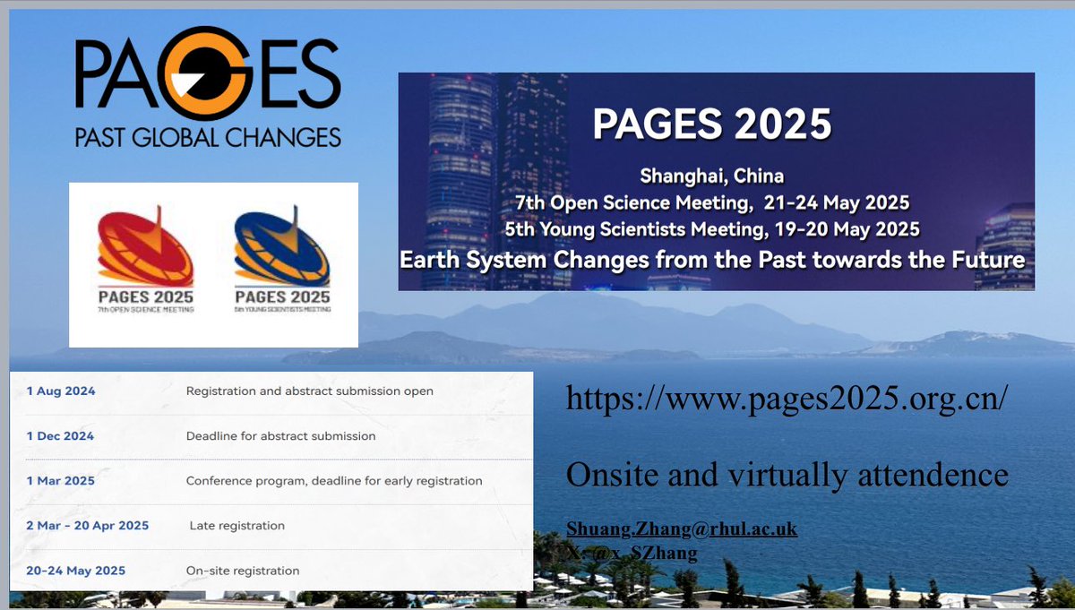 x_SZhang's tweet photo. Calling all researchers in tephra studies and volcanology! Join us at #PAGES25 for an engaging session on advancing tephra/volcanology research. Share your work and contribute to discussions either on site or remotely. Abstract deadline: 1st December. https://t.co/77NW7miy28 https://t.co/XI9VMsiPs7