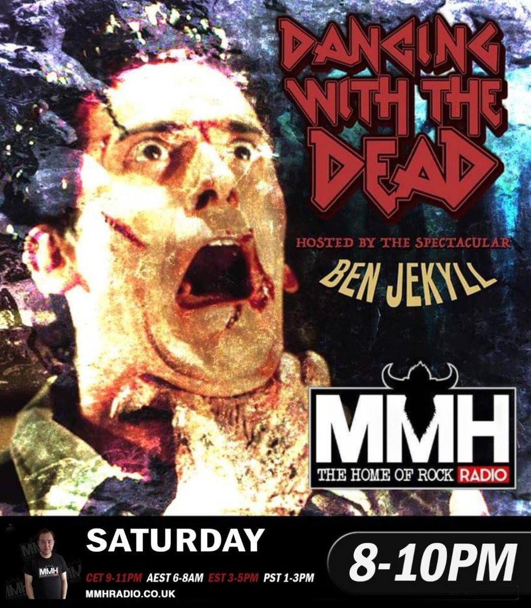 MMH_Radio's tweet photo. @ben_jekyll is back with new noise tomorrow night from 8pm UK time
Featuring tunes from
@SywrenOfficial
#Sypha
#PlasticHeart
#CallOfSirens
@KrisTheScript
@bloodcommand
@splitsecondband
Website//smart speaker//free app
Search or ask for MMH Radio https://t.co/lTyZMLgNnj