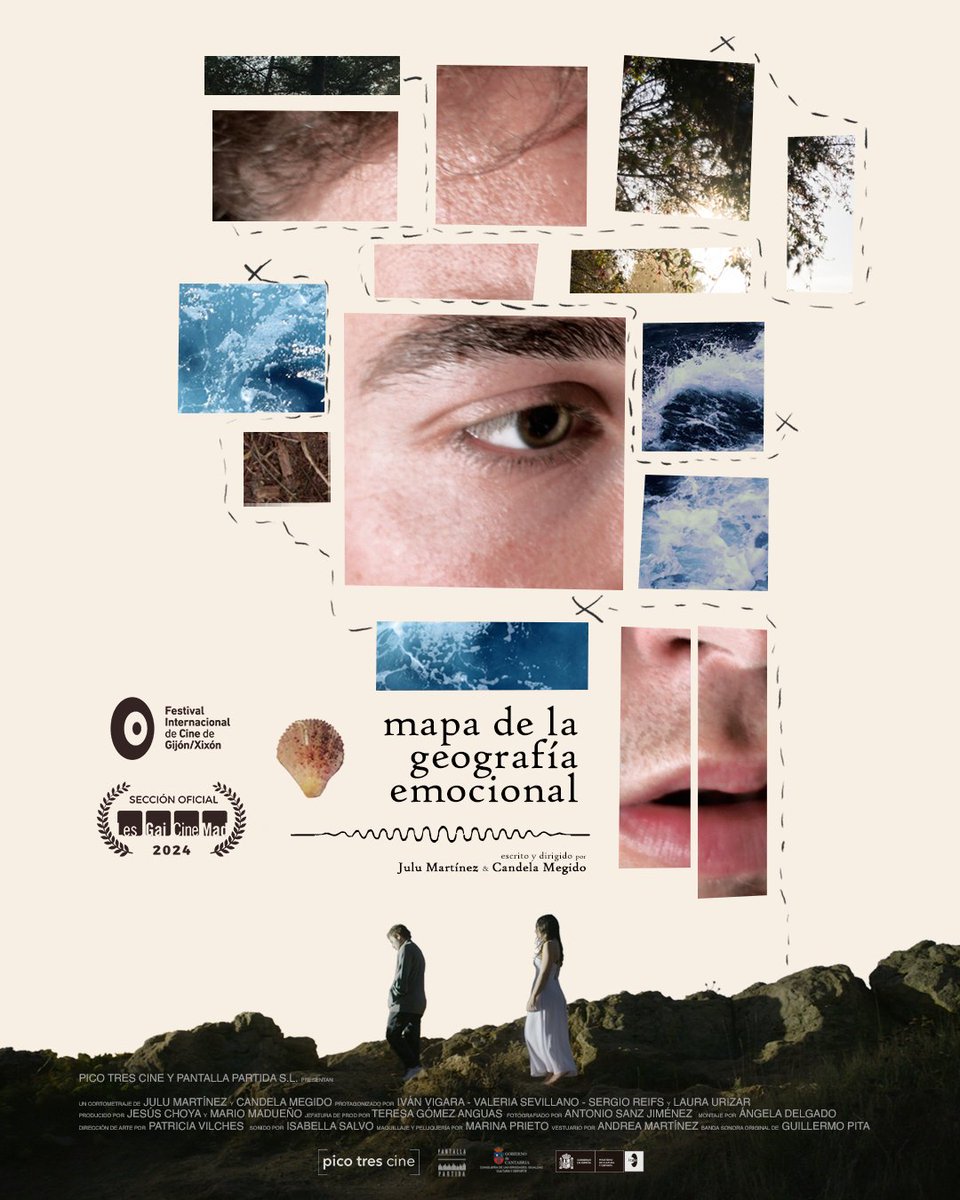 Salimos a mar abierto con «Mapa de la geografía emocional», el corto que escribí y dirigí con Candela Megido se verá en:

🐚 Madrid, @LesGaiCineMadff 19/11 - 20.30h
🌊Gijón, <a href="/Gijonfilmfest/">Gijon International Film Festival | FICX</a> 21/11 - 20.00h

Producen <a href="/picotrescine/">pico tres cine</a> y <a href="/infoppartida/">Pantalla Partida</a> 
¡Nos vemos en las salas! 🧭