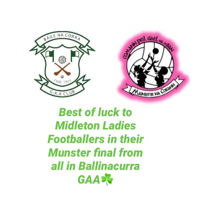 BAILE NA CORRA GAA (@ballinacurra1) on Twitter photo 