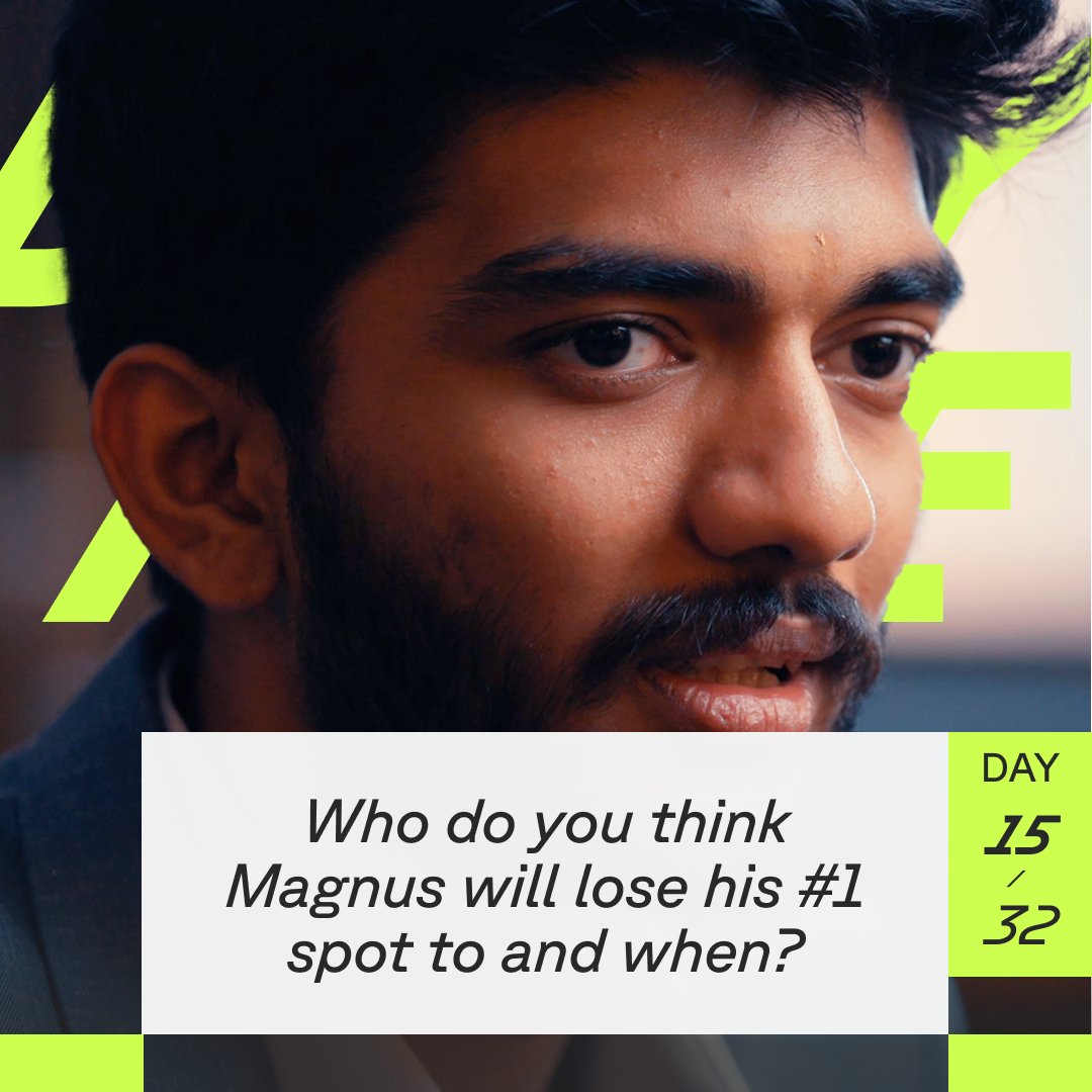 TakeTakeTakeApp's tweet photo. If you've been following along, you should already know what answer Gukesh gave to this question. #DailyTake https://t.co/P66izSizrI