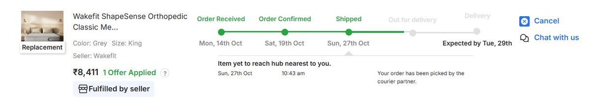 dhrity_1995's tweet photo. I cant wait further, i ordered due to some medical issue. @Flipkart disappointed me. Please contact me, I want to cancel/refund. @flipkartsupport on call and Grievance Team on mail ignored my complaint outrightly even refused to cancel/refund. @_Kalyan_K. Worst purchase exp https://t.co/RxDzYzNgaO