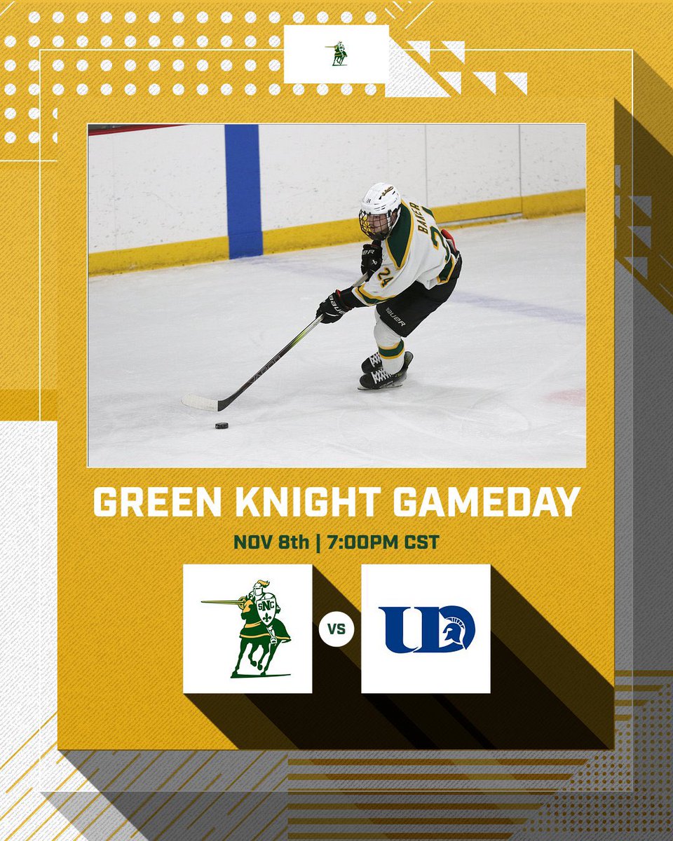 SNC Men's Hockey (@sncmenshockey) on Twitter photo WE OPEN UP <a href="/NCHAD3hockey/">NCHA (Northern Collegiate Hockey Association)</a> LEAGUE PLAY TONIGHT  vs UNIVERSITY of DUBUQUE
🏒 SNC MEN’S Hockey 🆚 <a href="/ud_hockey/">University of Dubuque Men’s Hockey</a> 
📍 The Stone (De Pere, WI)
🕖 7:00PM CST
📺 boxcast.tv/view/st-norber….
📊 athletics.snc.edu/sidearmstats/m…
🎧 @tjdbango3 & <a href="/C_intheGeebs/">Chris Spiering</a> on the call
 #GoGreenKnights #GKP WE OPEN UP <a href="/NCHAD3hockey/">NCHA (Northern Collegiate Hockey Association)</a> LEAGUE PLAY TONIGHT  vs UNIVERSITY of DUBUQUE
🏒 SNC MEN’S Hockey 🆚 <a href="/ud_hockey/">University of Dubuque Men’s Hockey</a> 
📍 The Stone (De Pere, WI)
🕖 7:00PM CST
📺 boxcast.tv/view/st-norber….
📊 athletics.snc.edu/sidearmstats/m…
🎧 @tjdbango3 & <a href="/C_intheGeebs/">Chris Spiering</a> on the call
 #GoGreenKnights #GKP