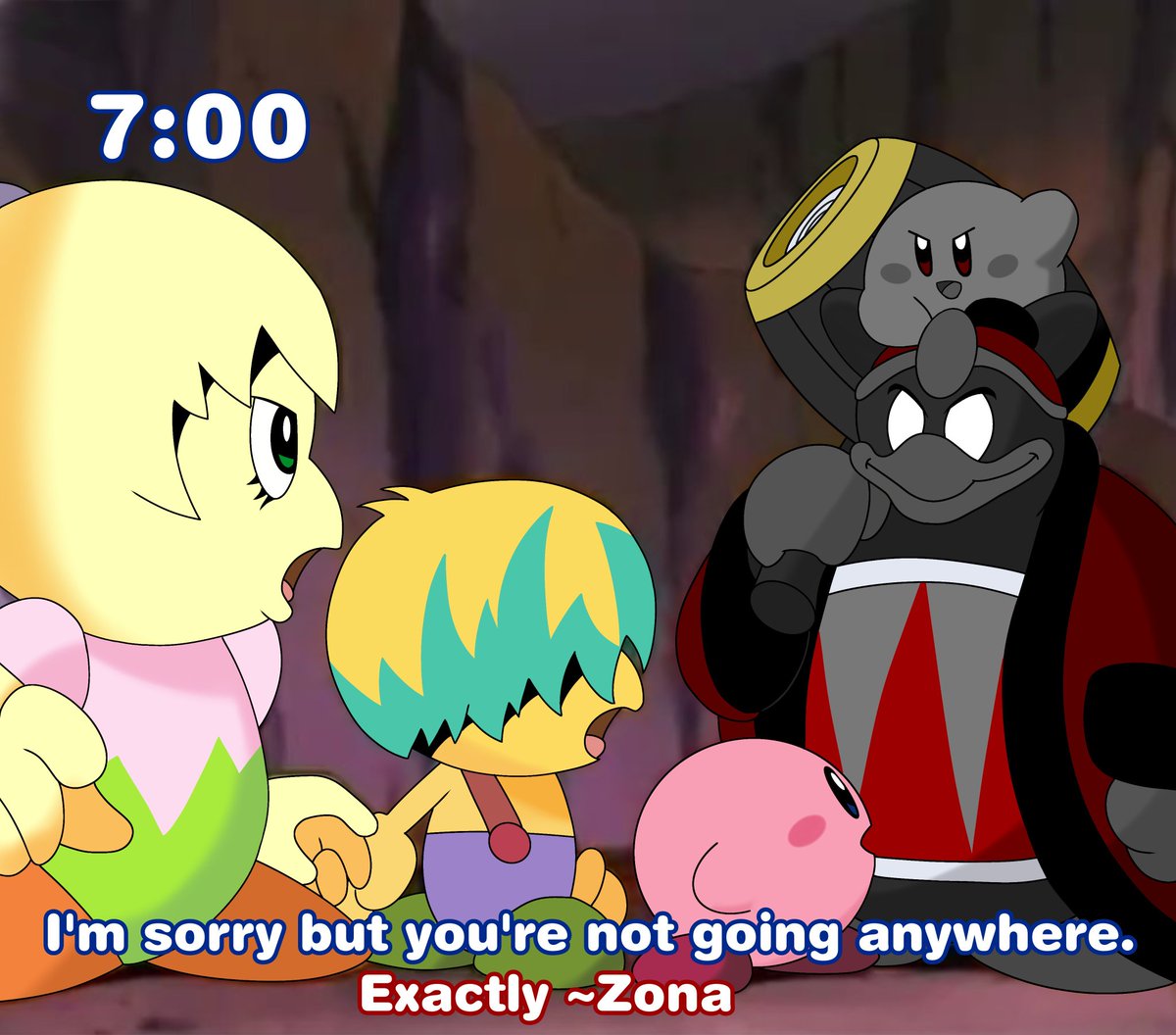 ER707_2023's tweet photo. WE CAUGHT THEM!!! #kirby #kirbyfanart #krbay #hoshinokaabii #shadowkirby #shadowdedede https://t.co/9kuBIPKgLB