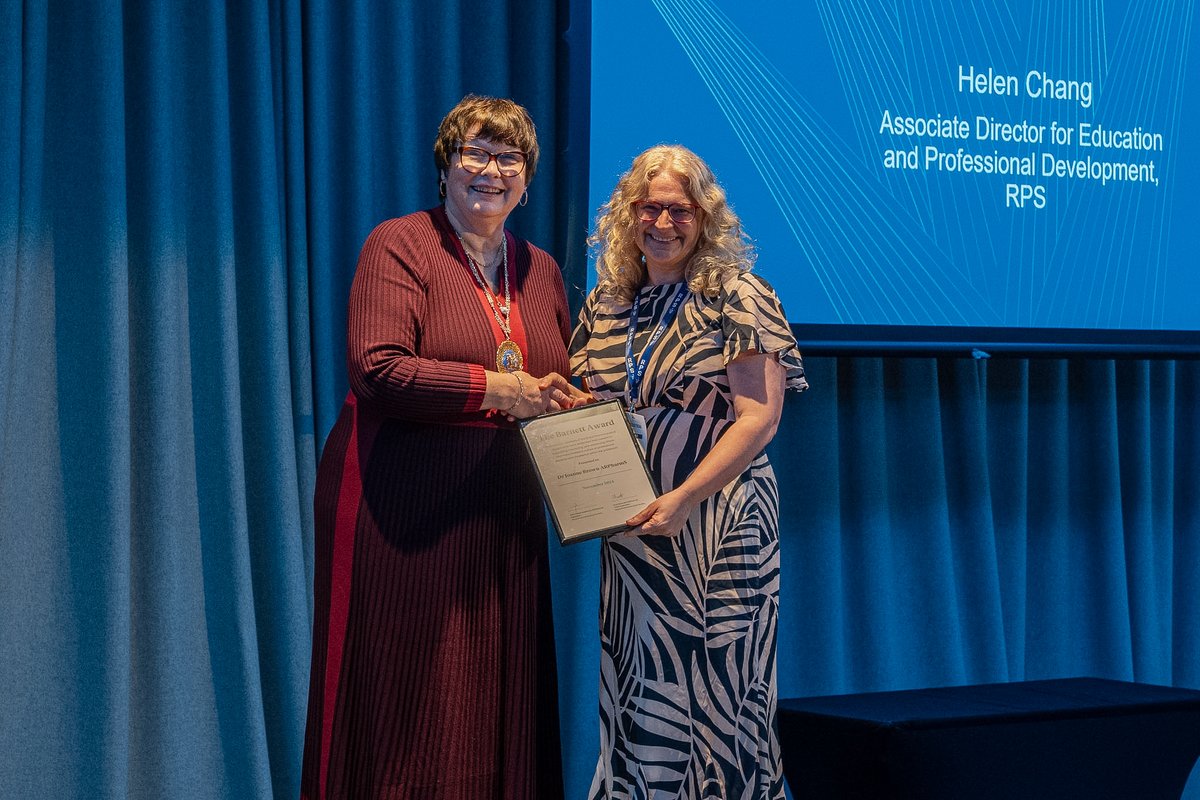 Congratulations to Dr Joanne Brown, Senior Research and Innovation Programme Manager at MOIC, Antrim Area Hospital, on receiving the Barnett Award for outstanding contributions to pharmacy. 

Learn more here: bit.ly/3UHOKue #RPSConf24