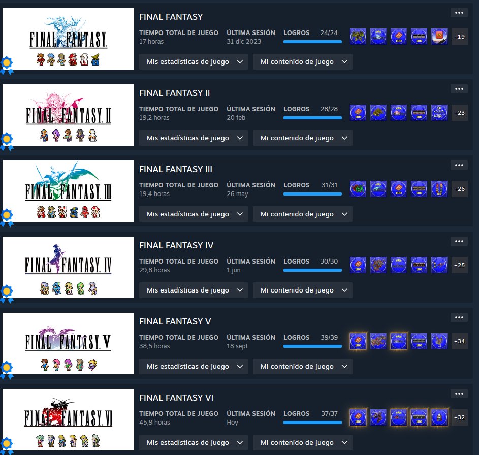 El final de un largo viaje...
#FinalFantasy #Steam