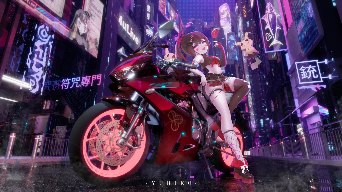 [commission] 
幽璃子 YuRiko 
一位委託人想要送給他的推當生日賀圖 真的是很大的一張圖  
#屍中有畫