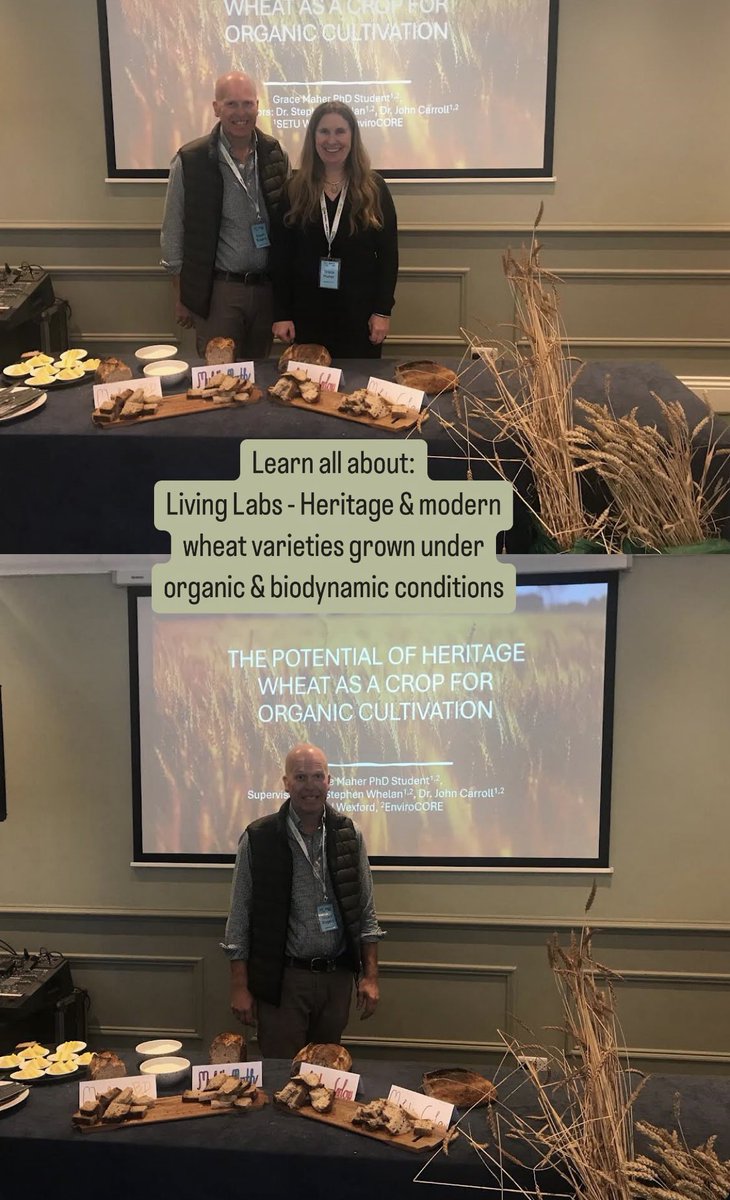 Thank you @nationalorganicskillnet for inviting me to BioFarm24 to present on Growing Wheat under Biodynamic conditions. A couple of great days with some really informative and interesting presentations. Looking forward to next year #irishorganicassociation