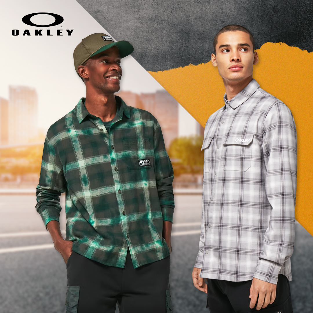 SVPSports's tweet image. Outdoors comfort, indoors style. Slip into these Oakley Flannel shirts for a look that’s rugged, relaxed, and ready for anything. Starting at $29.99 &amp;gt;&amp;gt; Reg. Up to $99.99.

Shop Oakley In-Store &amp;amp; Online at SVPSPORTS.CA

#Oakley #oakleyapparel #FallEssentials #SVPSports