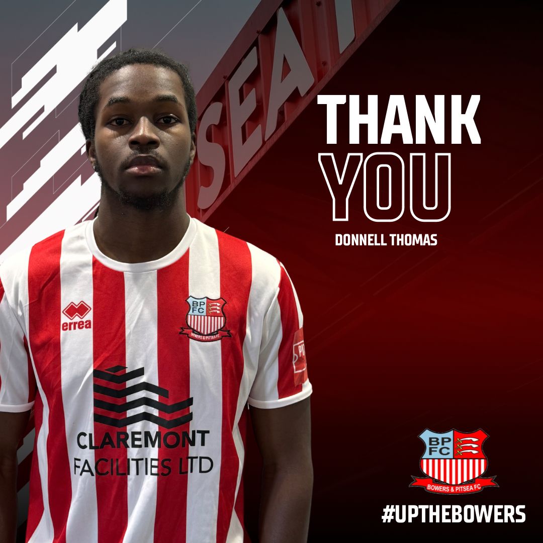 Bowers & Pitsea FC (@bowerspitseafc) on Twitter photo ๐๐ก๐๐ง๐ค ๐๐จ๐ฎ ๐๐ง๐ ๐๐จ๐จ๐ ๐๐ฎ๐๐ค
The club tonight want to wish Montrell Deslandes and Donnell Thomas all the very best as they leave the club this week.
We thank them for all their efforts in a Bowers Shirt and wish them all the very best.
#ThankYou | #UpTheBowers ๐๐ก๐๐ง๐ค ๐๐จ๐ฎ ๐๐ง๐ ๐๐จ๐จ๐ ๐๐ฎ๐๐ค
The club tonight want to wish Montrell Deslandes and Donnell Thomas all the very best as they leave the club this week.
We thank them for all their efforts in a Bowers Shirt and wish them all the very best.
#ThankYou | #UpTheBowers