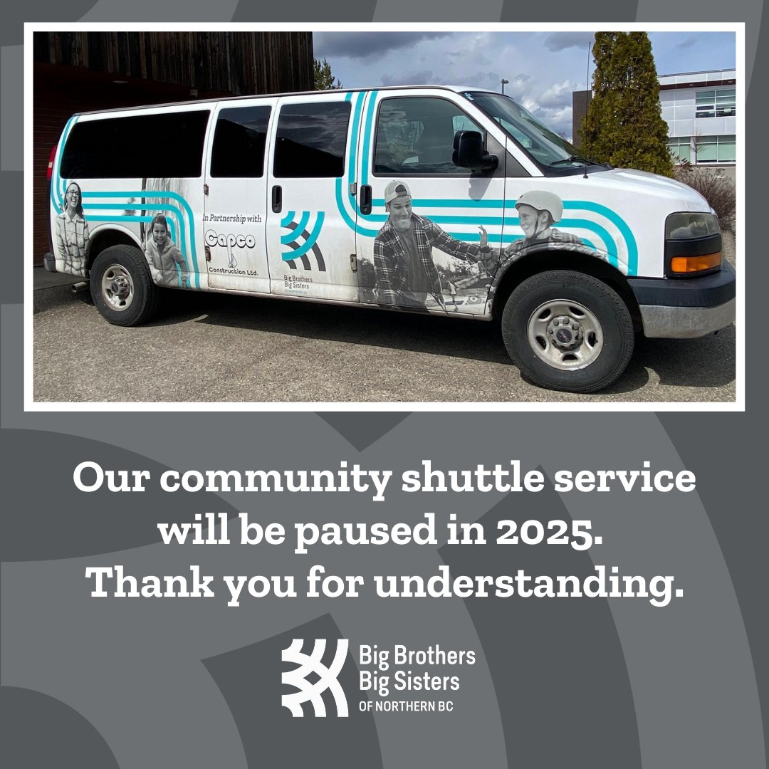 Happy Friday everyone! Our #BigsNBC Team has made the decision to pause our community shuttle service for 2025. We know this is a well-utilized service in our community, so we apologize for any inconvenience this may cause. Thank you for understanding 💙

#CityofPG