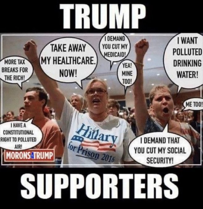 Are Trump supporters the dumbest mofo'ers of all time?  Yes or No?