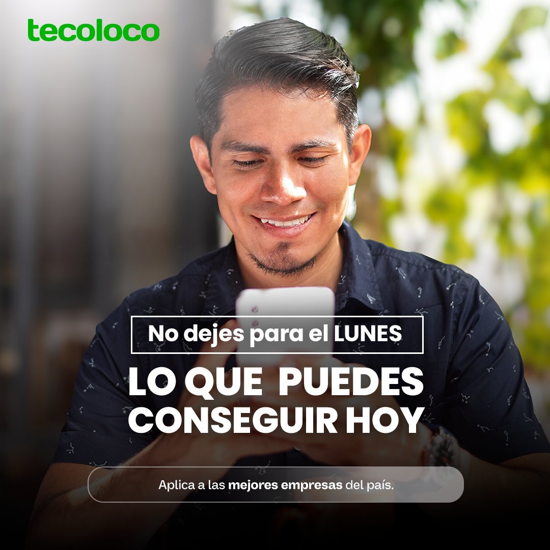 EmpleoGuatemala's tweet photo. ¡Es viernes y tu oportunidad está al alcance de un clic! 👌

⏩ Explora todas las vacantes, conoce los requisitos y aplica fácilmente a través del siguiente enlace: https://t.co/dsCvdH4yAv https://t.co/LTG0HXdeot