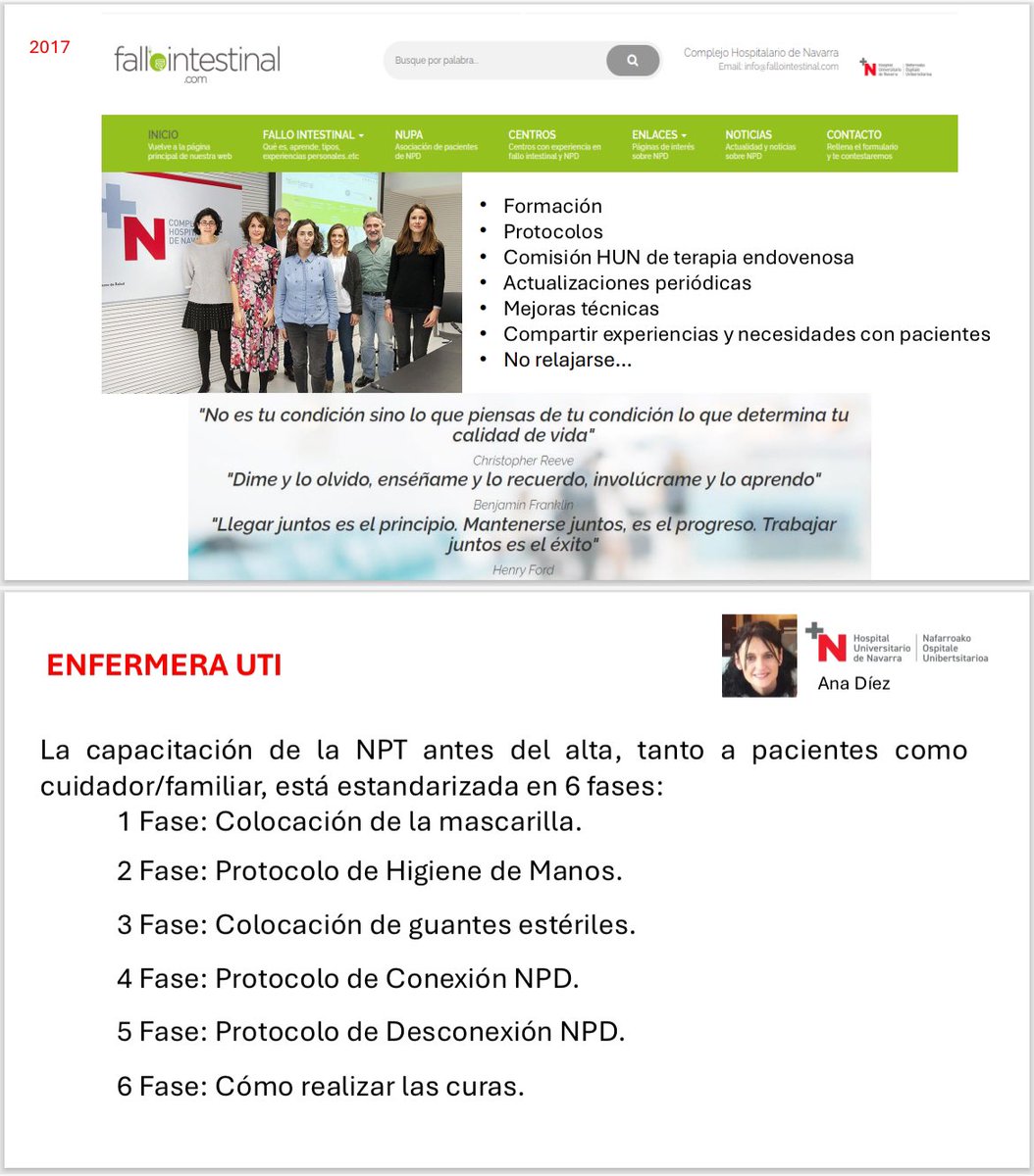 ana_azugas's tweet photo. 35 congreso @SCLEDyN #Salamanca #SCLEDyN24
Gracias por la oportunidad para compartir el trabajo multidisciplinar de #HUN en el tratamiento de pacientes con #fallointestinal #NPD @SomosNupa @MedenaColegio @Coenav @NutriSeen #AulaVirtualSEEN @NutricionCHN
https://t.co/WQRY5FF1ex https://t.co/rZWb8s1Wpz