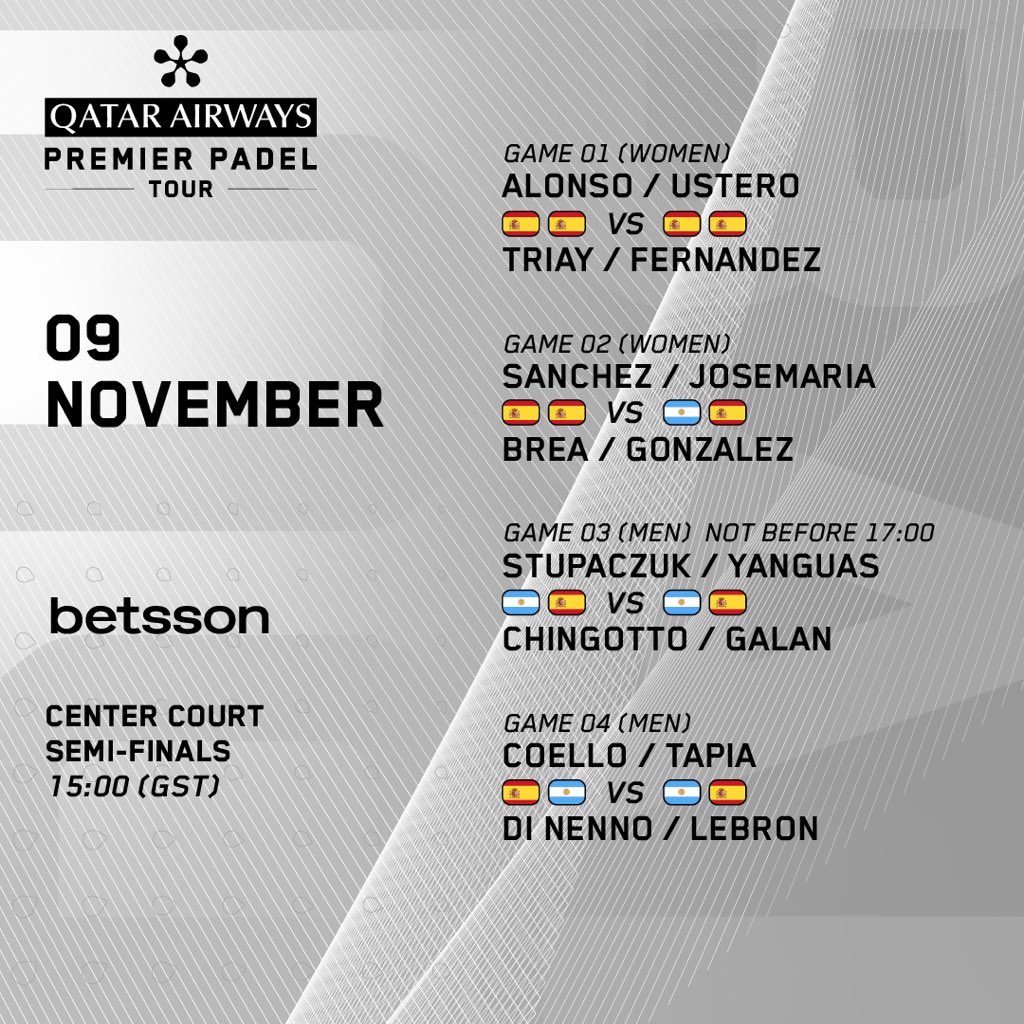 horario ver dubai premier padel p1