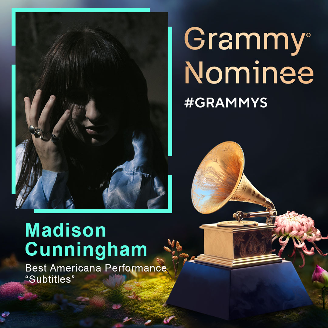 Madison Cunningham (@madicunningham) on Twitter photo Donāt really know what else to say other than this stuff always makes me feel squirmy. But I am proud of this song and happy for its moment of resurgence. The first of mine I produced and had my beautiful band of best friends on. Thank you <a href="/RecordingAcad/">Recording Academy / GRAMMYs</a>! Donāt really know what else to say other than this stuff always makes me feel squirmy. But I am proud of this song and happy for its moment of resurgence. The first of mine I produced and had my beautiful band of best friends on. Thank you <a href="/RecordingAcad/">Recording Academy / GRAMMYs</a>!
