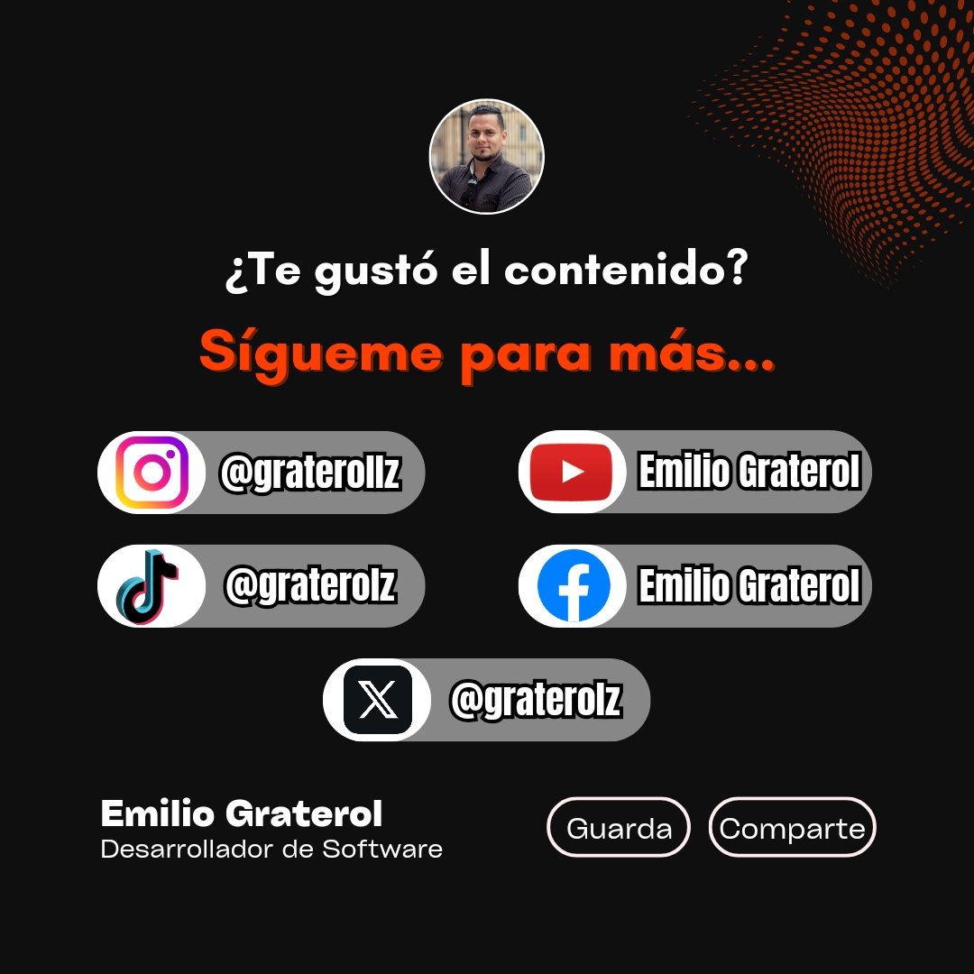graterolz's tweet image. 👉 ¿Necesitas MENTORÍA PERSONALIZADA?
Comunícate al siguiente correo electrónico 👇
emilio@emiliograterol.com

#blockchain #desarrolladorblockchain #desarrolladores #software #desarrolladordesoftware #software #programador #programacion #emiliograterol