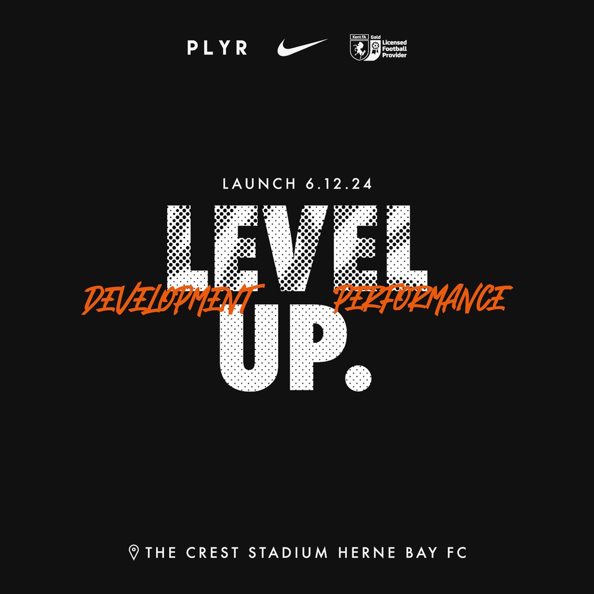 Level. Up.

Two new football academy programmes coming this December to The Crest Stadium at Herne Bay FC:

PLYR Development.
PLYR Performance.

To register your interest for an invitation to our launch session just head to: forms.gle/j4amZhT3BTEWVT…

🤙🏽⚽️⚫️