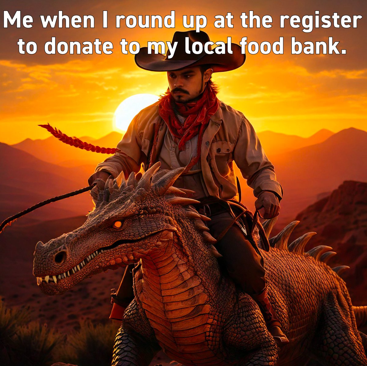 Round up at the register and donate to you local food bank.
#gowesco #seasonofgiving #dragons