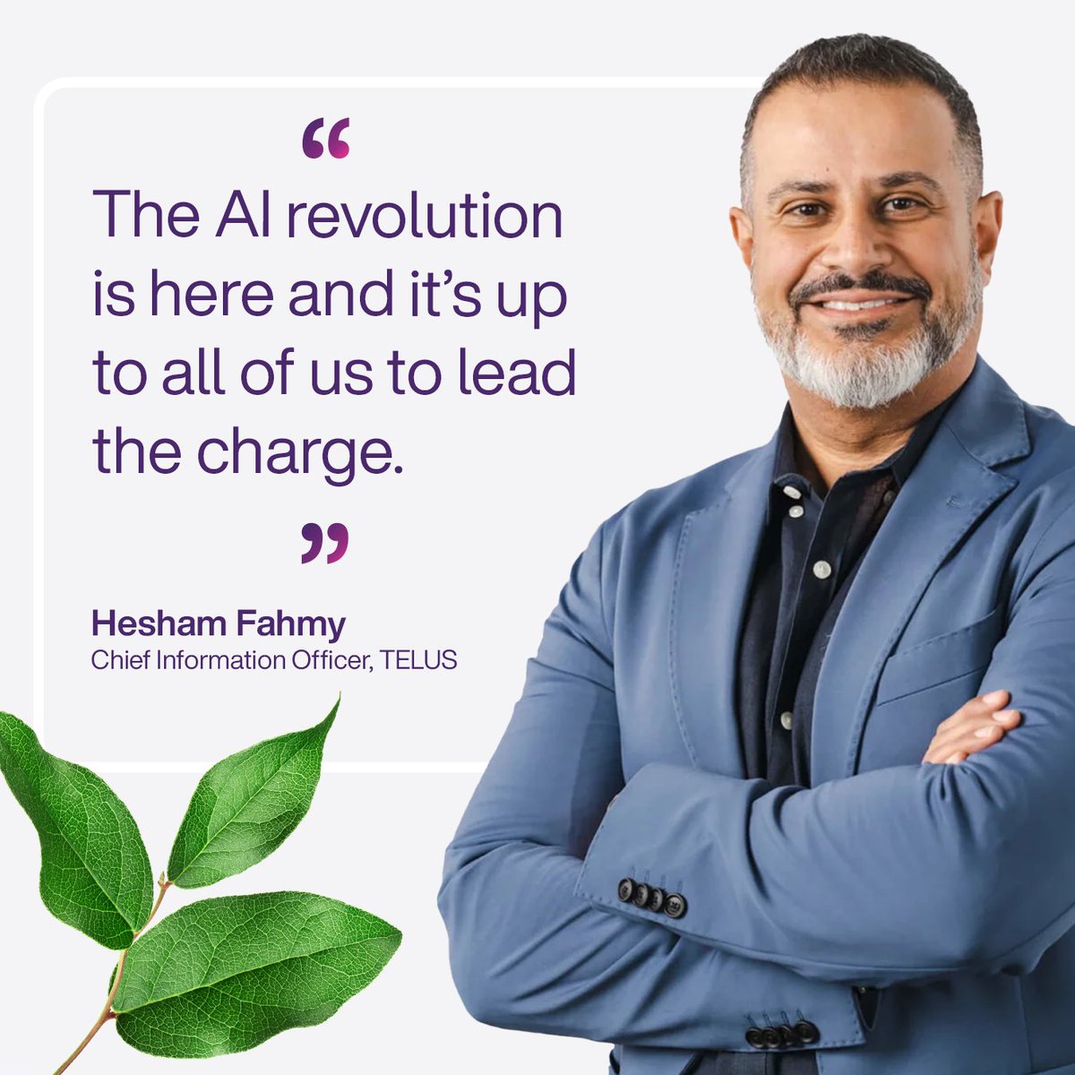 redca3sar's tweet photo. Learn how TELUS has enabled over 50,000 TELUS team members to use generative AI on a daily basis in this Globe &amp; Mail op-ed by Hesham Fahmy, @TELUS’ Chief Information Officer: https://t.co/rnAY8BggRH #TeamTELUS https://t.co/brRGUUZNso