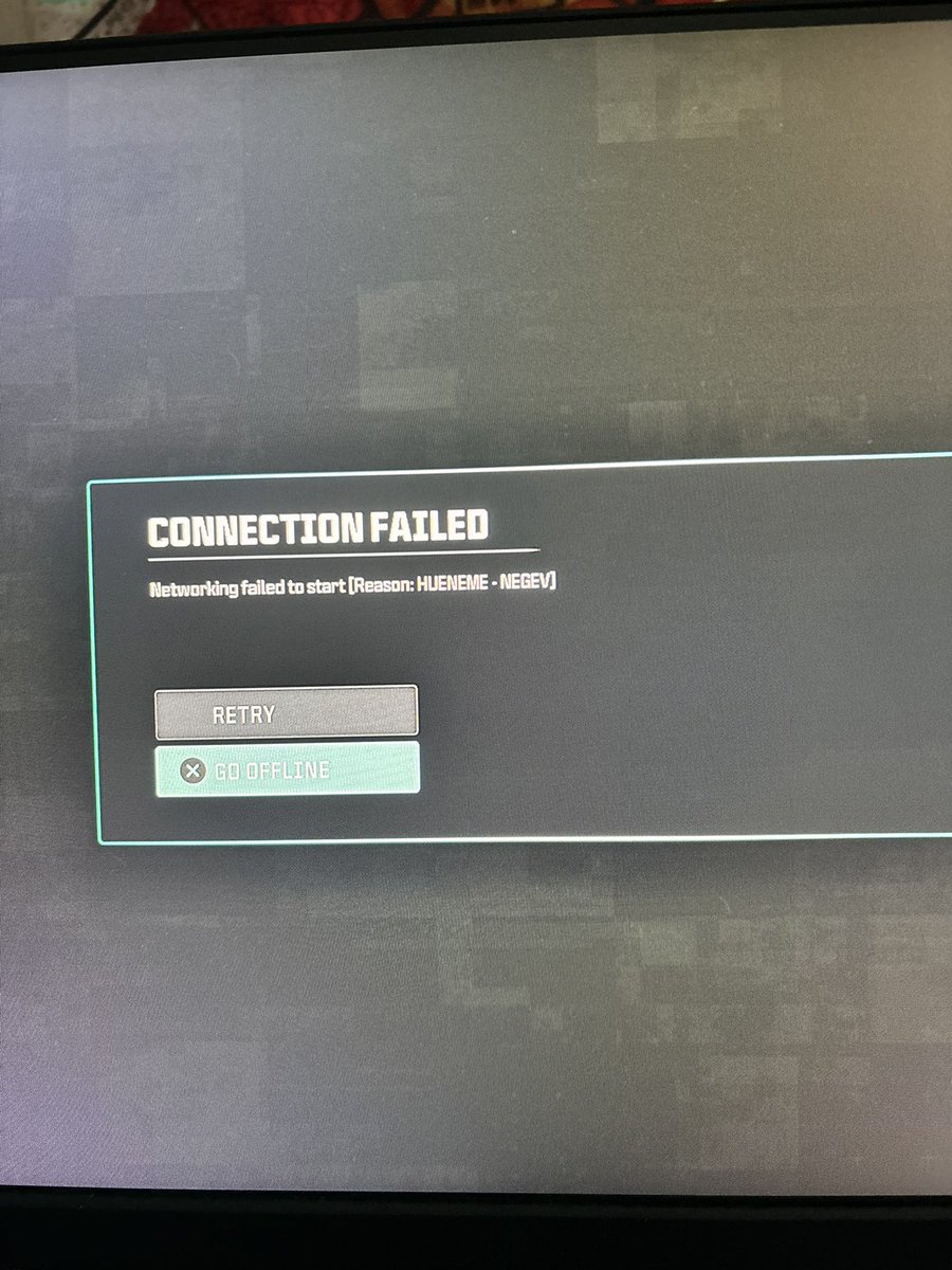 InertiaGamez's tweet photo. Tourney is canceled - can’t hop on cod cause of this bs and can’t connect to servers… if anyone got a fix would be a huge help. https://t.co/AoOFCBkMKQ