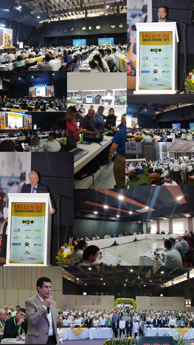 Clausuramos el Encuentro de #UnidadGremial2024 recogiendo las conclusiones de una #AgendaTemática ampliamente nutrida, con la satisfacción de recoger todas las inquietudes y el llamado de los transportadores de cada región del país 🇨🇴 Agradecemos a todos por su participación 🥳🎉