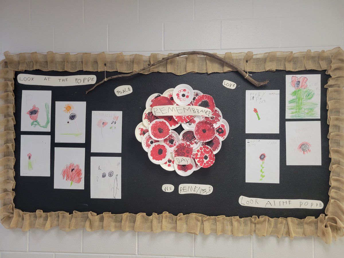 Our bulletin board for November #fdk #RemembranceDay <a href="/HCMaltonDPCDSB/">Holy Cross Malton</a>