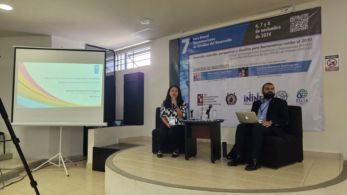 adrianRMuy's tweet photo. @RIEDesarrollo @UMSNH_Oficial @FCEA_UdelaR Foro @RIEDesarrollo en @ININEE_  INICIT Morelia Mx @UMSNH_Oficial 
Conferencia magistral del PNUD Mx Cynthia Martinez @PNUD_Mexico 
con @ufro @udelar @UNQoficial
@uacj 
web foro: https://t.co/z88BoSxXOQ https://t.co/AK1fVajXsk