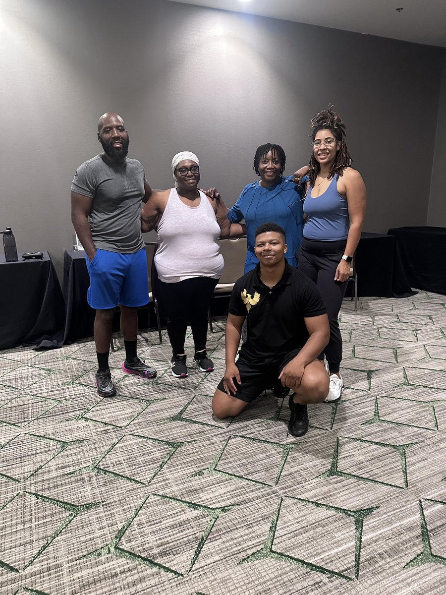 Early morning work out at the conference! #ABCC #wedahseeds