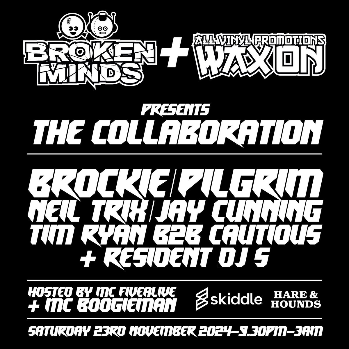markyb7676's tweet photo. @hareandhounds 
2 weeks time!! Intimate rave business at the best live music venue in #brum  Across 2 rooms!! The collaboration 😎

Tickets @skiddle https://t.co/eXiOnr83Kj