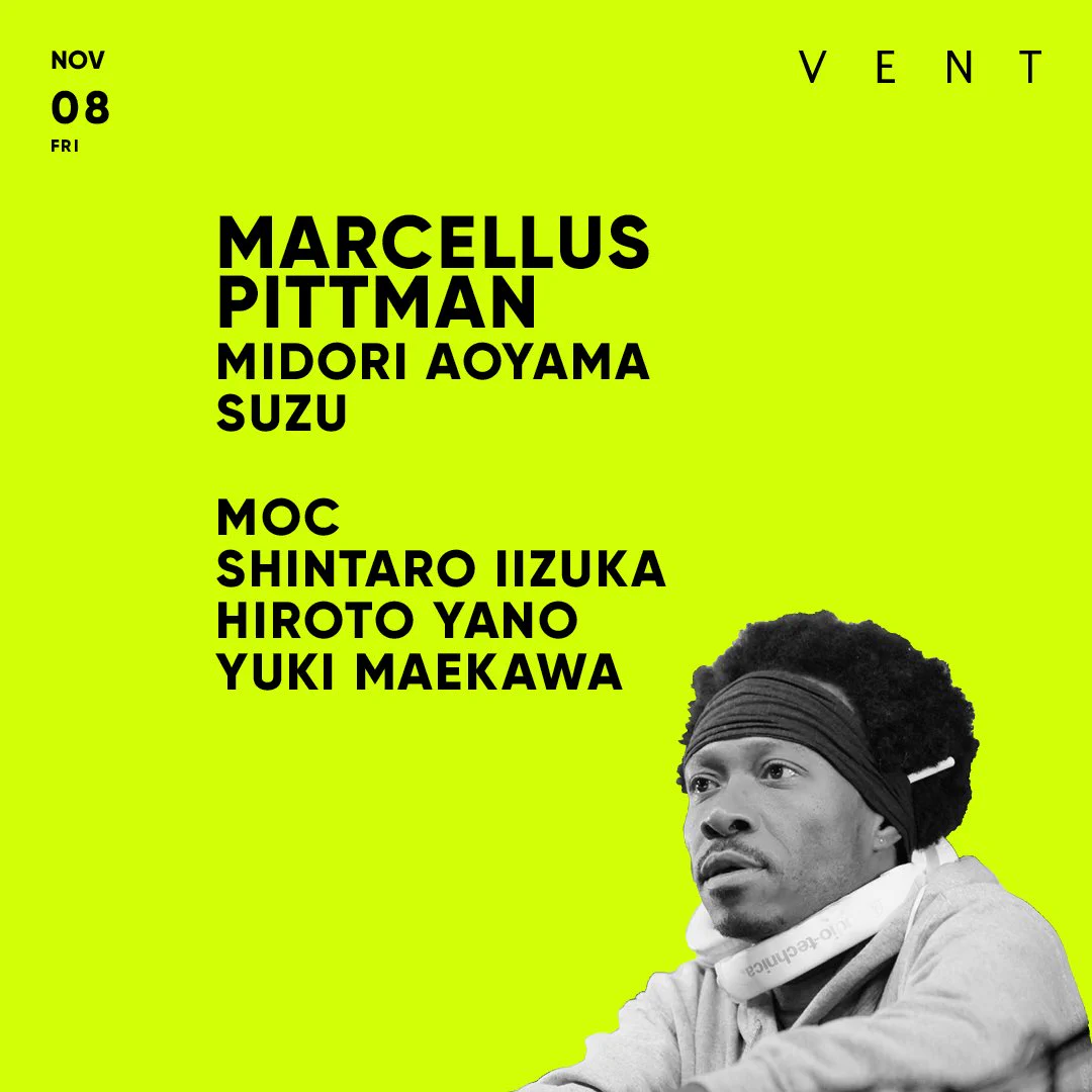 no name auf X: „Theo Parrish & Marcellus Pittman渋谷Contact