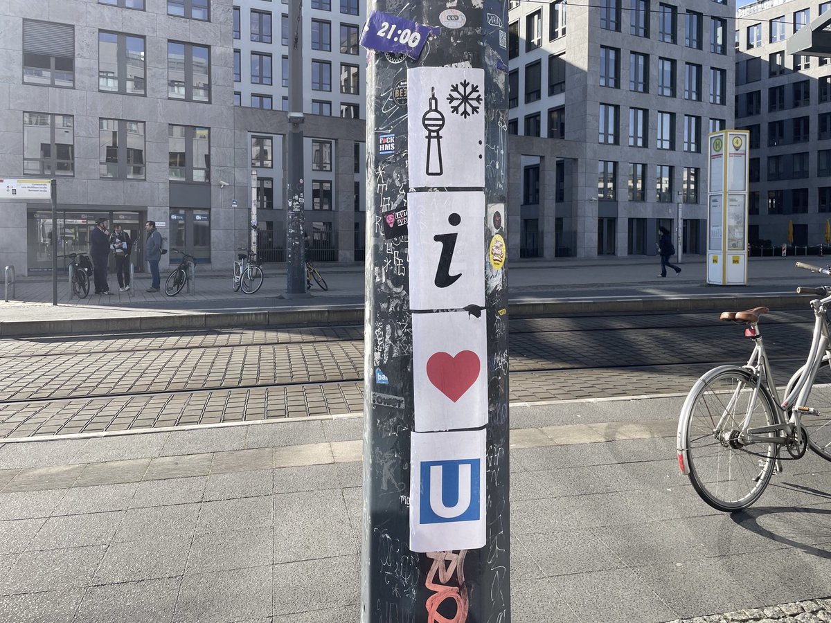JuliGudehus's tweet photo. Margaux, Lana and Sam plastered the city with encouraging messages for people suffering from the hardships of Berlin winter. @IconSpell https://t.co/JIEo5kHhTH