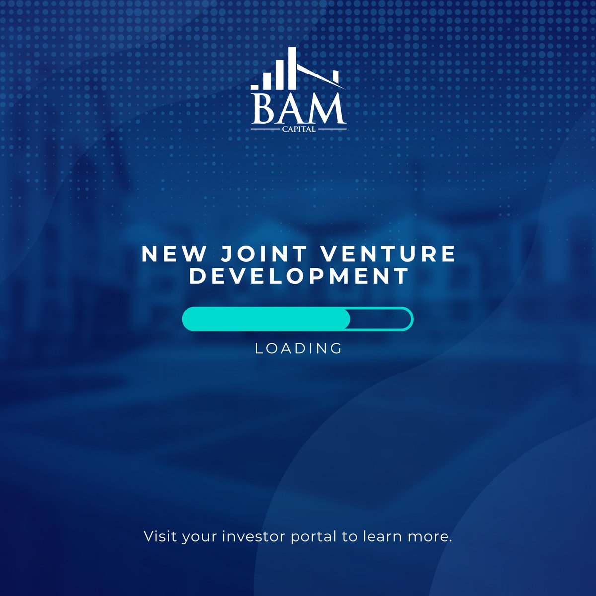 Visit your investor portal to learn more about our new joint venture development! 🏘️
