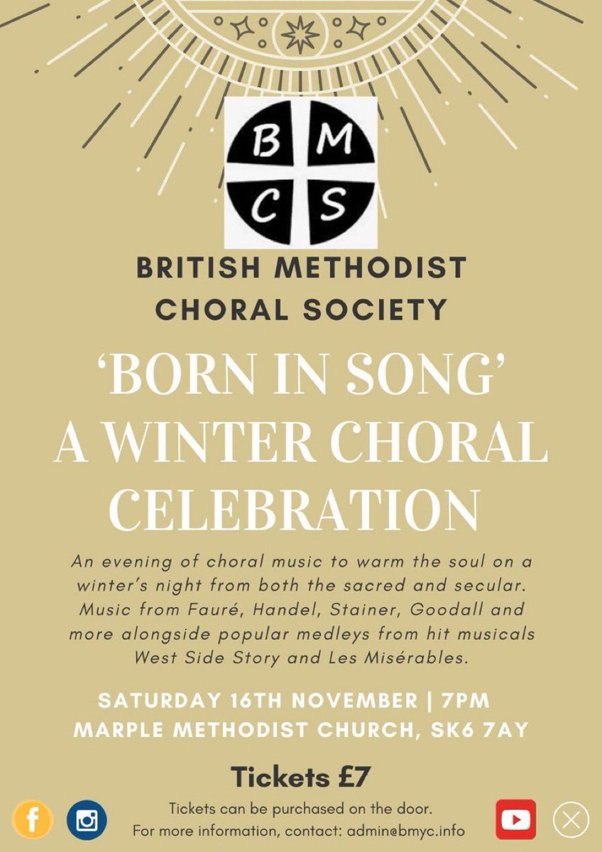 BMCS23's tweet photo. We’ve got just over a week to go till our Winter concert. Join us! https://t.co/a3WxezatU3