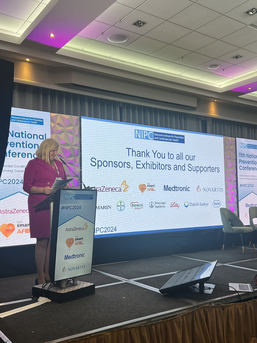 NIPCIRELAND's tweet photo. A special thank you to our valued sponsors, exhibitors and supporters Astra Zeneca, GetSmartAboutAFib, Medtronic, Novartis, Amarin, Bayer, Benecol Boehringer Ingelheim-Lilly, Daiichi-Sankyo and Roche, for their contribution which allows this event to take place! #NCP2024 https://t.co/10iqzloZnz