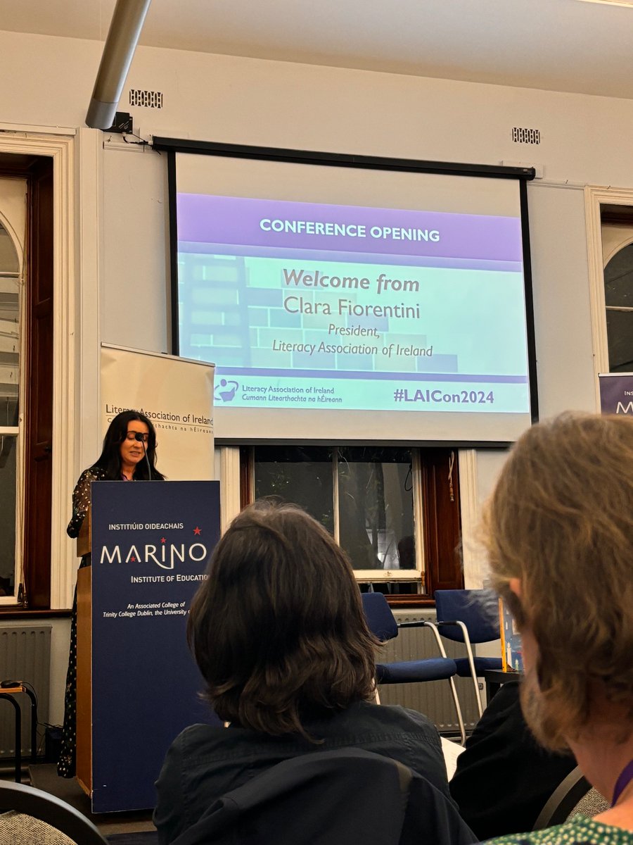 LiteracyIRL's tweet photo. LAI president @fiorentini_cm welcomes delegates to the 48th #LAICon!
#LAICon2024 https://t.co/rZzN1wvF78