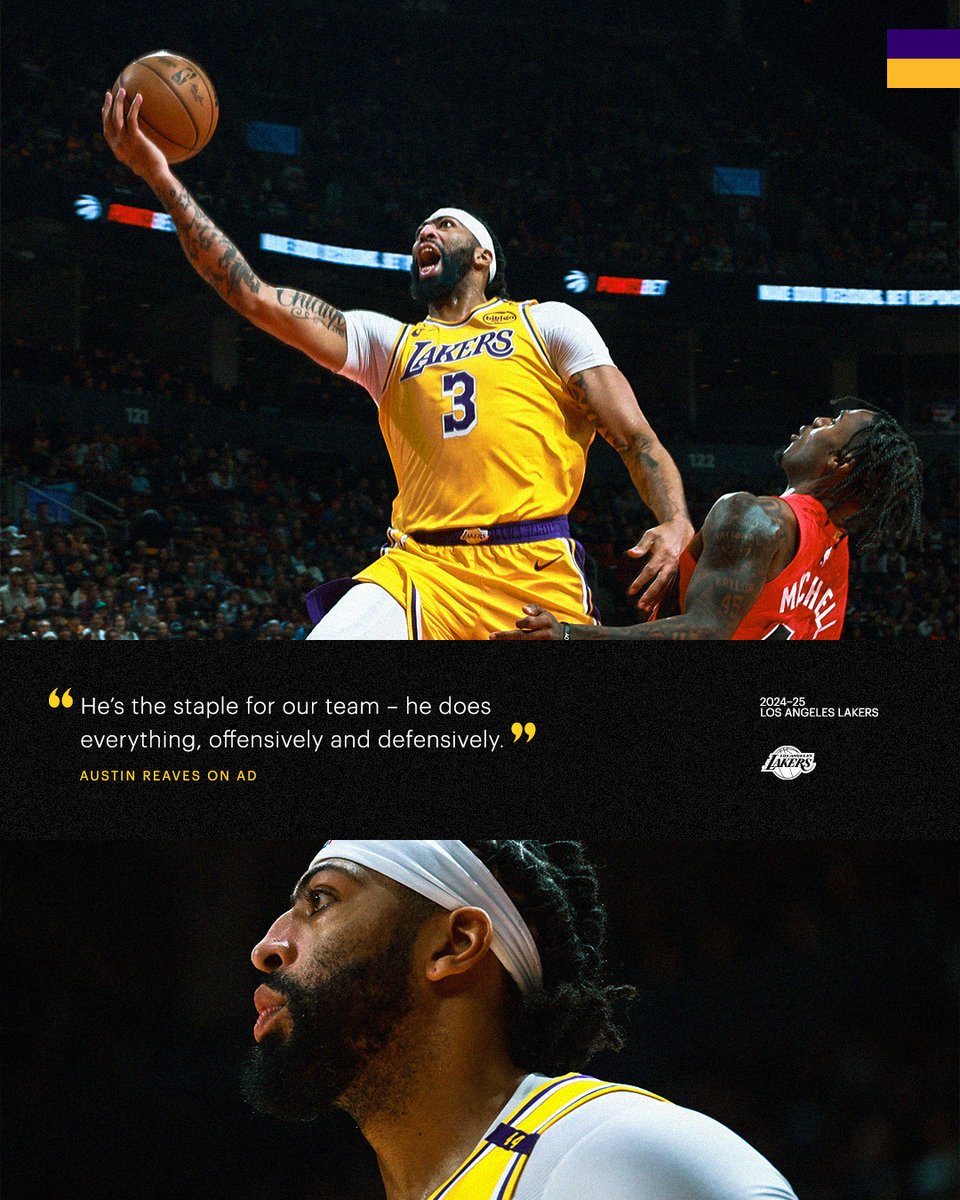 Lakers's tweet photo. AD is HOOPIN' https://t.co/7vSKeiWApf