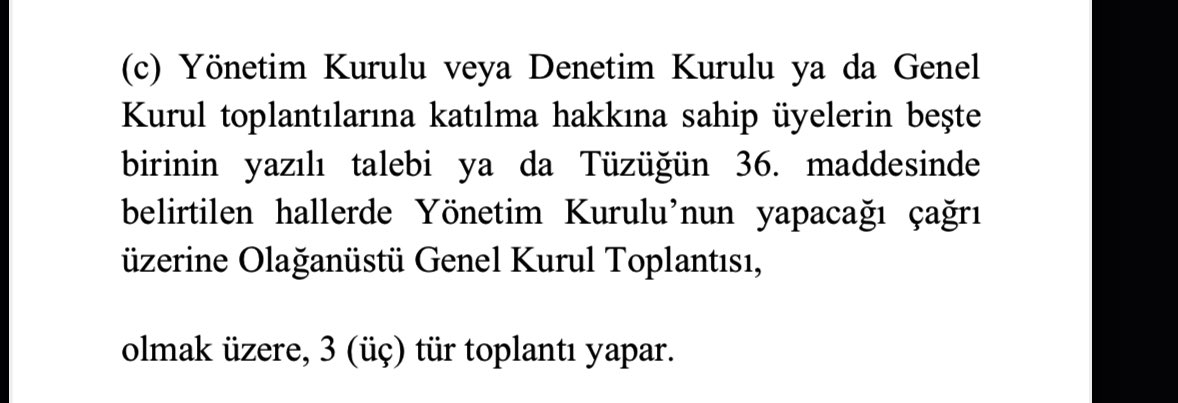 avbugraozge's tweet photo. @gzlgnhamza12 @mkaofis 3’te 1 değil arkadaşlar. Tüzük gereği 5’te 1 gerekli https://t.co/Er5WVHzC9G